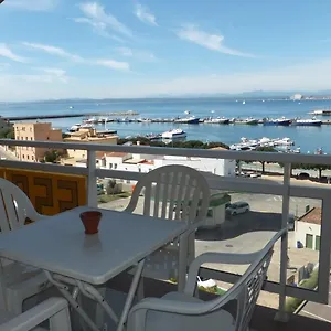  Apartamento Roc Mar 2 5c - Apartamento Cerca Del Centro Y De La Playa - Terraza Con Vistas Al Mar Y Al Puerto